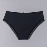 Slip alto in tessuto jacquard - NERO - 1879