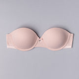 Reggiseno a fascia imbottito con ferretto in tessuto jacquard - CIPRIA - 1880