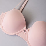 Reggiseno a fascia imbottito con ferretto in tessuto jacquard - CIPRIA - 1880