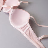 Reggiseno a fascia imbottito con ferretto in tessuto jacquard - CIPRIA - 1880