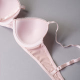 Reggiseno con coppe imbottite e ferretto in tessuto jacquard - CIPRIA - 1882