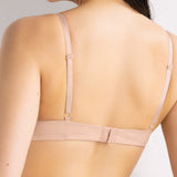 Reggiseno con coppe imbottite e ferretto in tessuto jacquard - CIPRIA - 1882
