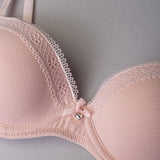 Reggiseno con coppe imbottite e ferretto in tessuto jacquard - CIPRIA - 1882