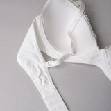Reggiseno con coppe imbottite e ferretto in tessuto jacquard - BIANCO LATTE - 1882