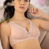 Reggiseno triangolo non imbottito senza ferretto in tessuto jacquard - CIPRIA - 1886