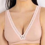 Reggiseno triangolo non imbottito senza ferretto in tessuto jacquard - CIPRIA - 1886