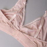 Reggiseno triangolo non imbottito senza ferretto in tessuto jacquard - CIPRIA - 1886