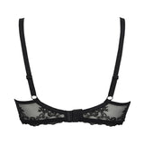 Reggiseno con coppe imbottite e ferretto - NERO - 1942