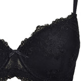 Reggiseno con coppe imbottite e ferretto - NERO - 1942