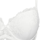 Reggiseno con coppe imbottite e ferretto - BIANCO LATTE - 1942