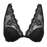 Bralette con coppe imbottite e ferretto - NERO - 1958