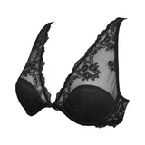 Bralette con coppe imbottite e ferretto - NERO - 1958