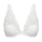 Bralette con coppe imbottite e ferretto - BIANCO LATTE - 1958