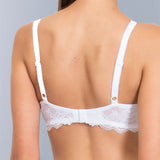 Reggiseno francese con ferretto e regolatore supplementare - BIANCO - 2442