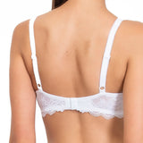 Reggiseno francese con ferretto e regolatore supplementare - BIANCO - 2442