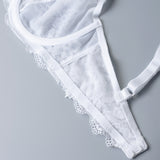 Reggiseno francese con ferretto e regolatore supplementare - BIANCO - 2442