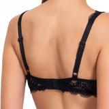 Reggiseno francese con ferretto e regolatore supplementare - NERO - 2442