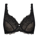 Reggiseno francese con ferretto e regolatore supplementare - NERO - 2442