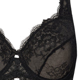 Reggiseno francese con ferretto e regolatore supplementare - NERO - 2442