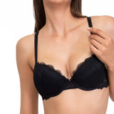 Push-up con coppe graduate e ferretto - NERO - 2444