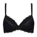 Reggiseno con coppe graduate, senza ferretto - NERO - 2446