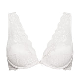 Bralette con coppe imbottite e ferretto - BIANCO - 2451