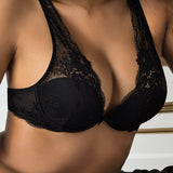 Bralette con coppe imbottite e ferretto - NERO - 2451