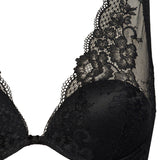 Bralette con coppe imbottite e ferretto - NERO - 2451