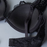 Bralette con coppe imbottite e ferretto - NERO - 2451