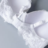 Reggiseno con coppe imbottite, ferretto e regolatore supplementare - BIANCO - 2454