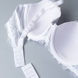 Reggiseno con coppe imbottite, ferretto e regolatore supplementare - BIANCO - 2454