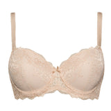 Reggiseno con coppe imbottite, ferretto e regolatore supplementare - CIPRIA - 2454