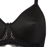 Reggiseno con coppe spacer, senza ferretto con regolatore supplementare - NERO - 2456