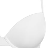 Push-up con coppe graduate e ferretto - BIANCO - 2544