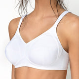 Reggiseno francese senza ferretto con interno in cotone - BIANCO - 2548