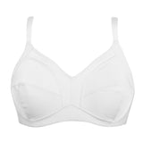 Reggiseno francese senza ferretto con interno in cotone - BIANCO - 2548