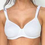 Reggiseno con coppe imbottite e ferretto - BIANCO - 2552