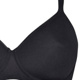 Reggiseno con coppe spacer, ferretto e regolatore supplementare - NERO - 2556