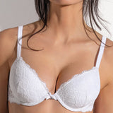 Push-up con coppe gel e ferretto - BIANCO - 2674