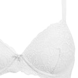 Reggiseno con coppe graduate senza ferretto - BIANCO - 2676