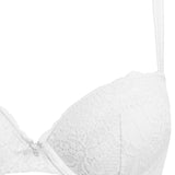 Push-up con coppe graduate e ferretto - BIANCO - 2680