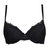 Reggiseno con coppe imbottite e ferretto - NERO - 2684