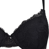 Reggiseno con coppe imbottite e ferretto - NERO - 2684