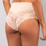 Slip alto taglio laser in cotone e pizzo - SKIN - 5119