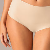 Slip alto taglio laser in cotone e pizzo - SKIN - 5119