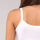 Canotta con Spalline Sottili in Modal - MILK - 6000
