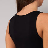 Canotta Spalla Larga in Modal - NERO - 6004