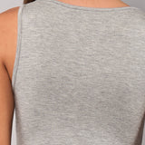 Canotta Spalla Larga in Modal - GRIGIO MELANGE - 6004