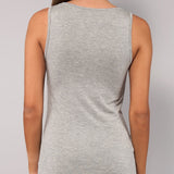 Canotta Spalla Larga in Modal - GRIGIO MELANGE - 6004