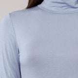 Body a Collo Alto in Modal - DENIM - 6018
